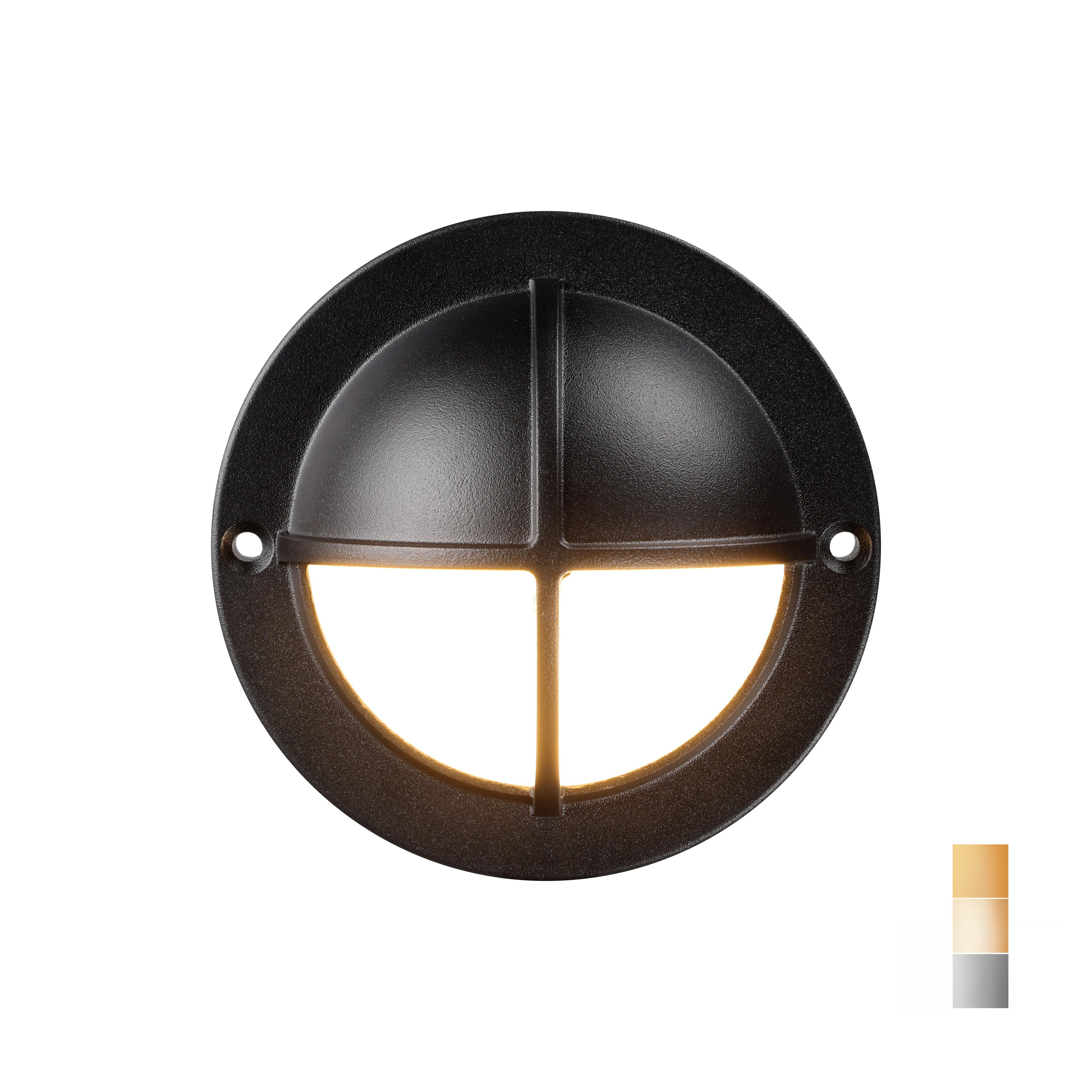 LeonLite® Quadrifoglio 12V Deck & Rail Light - Matte Black - Adjustable Color Temperature