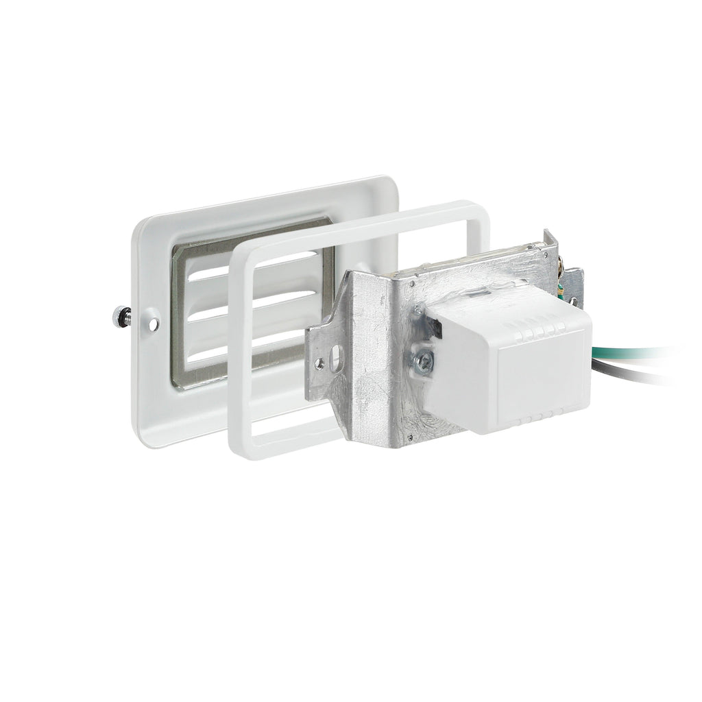 LeonLite® Pro Parallel Pillbox Louvered Step & Deck Light - White - 3000K - LeonLite
