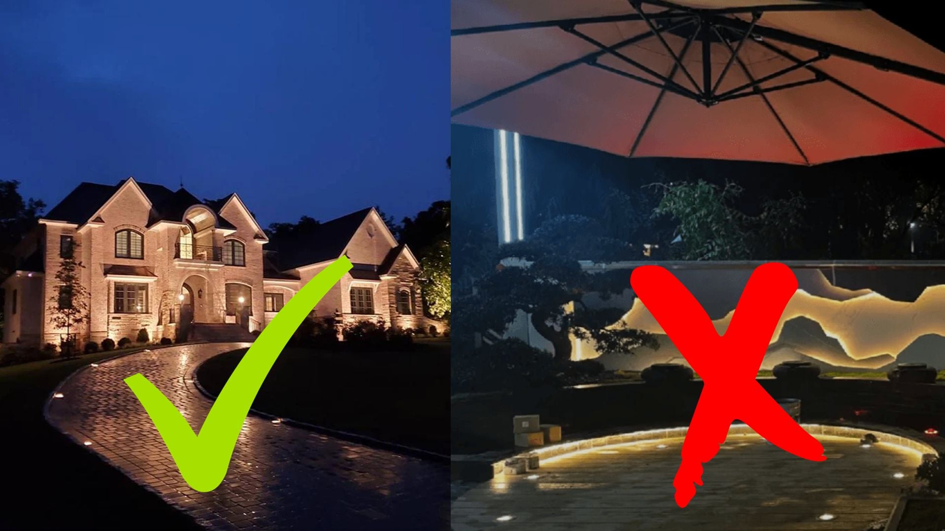 Outdoor Landscape Lighting Do's and Dont's