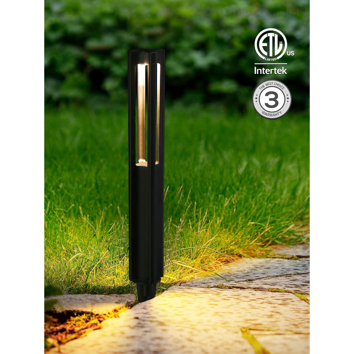 Pathway Light Column Large LEONLITE Cylindrical 12V LED Pathway&Area Light - 3W - 5CCT
