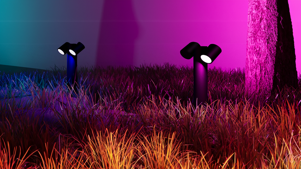 Led Path Maker XGEN™ Dual-spot LED Path Light - RGB Adjustable Color Temperature