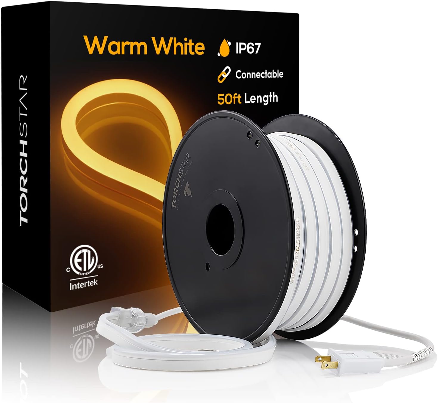LeonLite® Pro 120V Neon Rope Light - Warm White