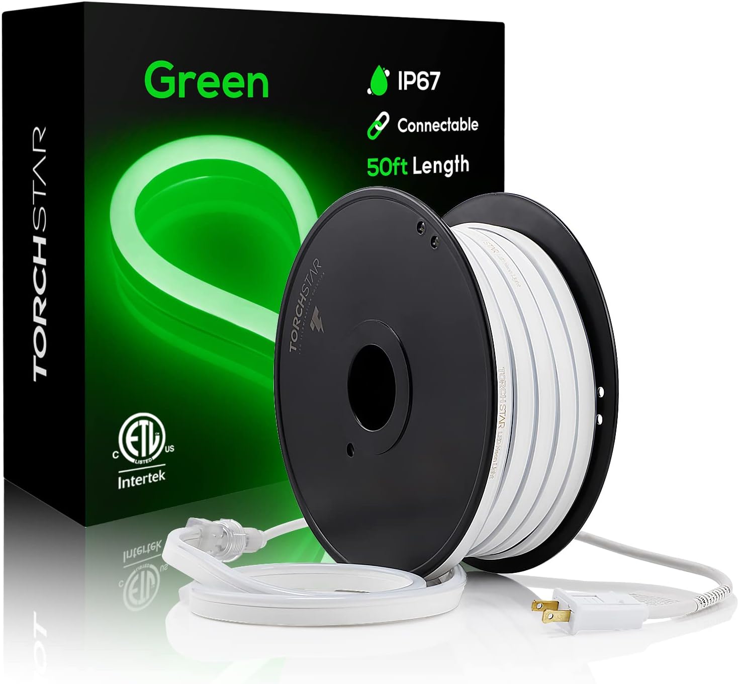 LeonLite® Pro 120V Neon Rope Light - Green