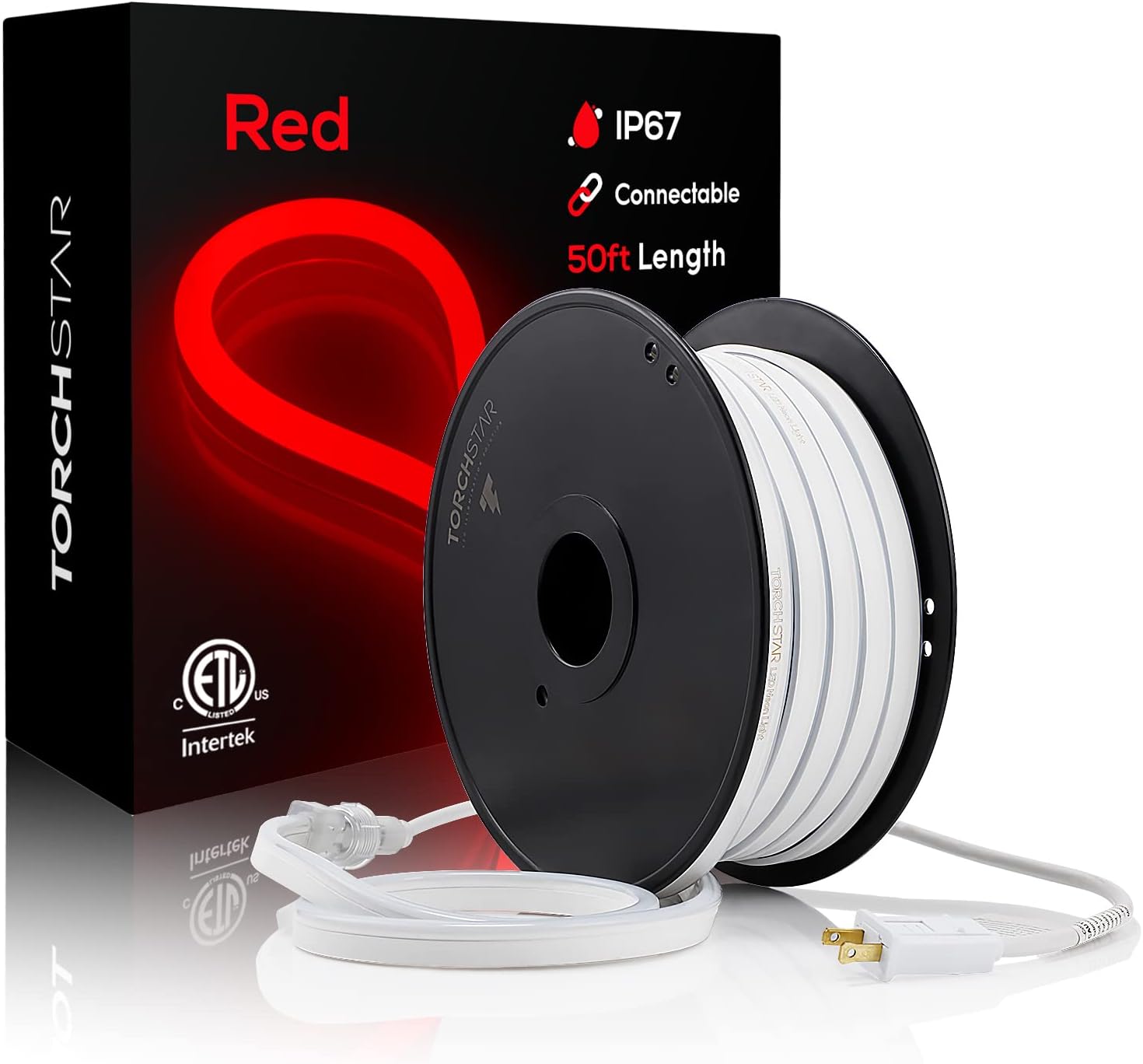 LeonLite® Pro 120V Neon Rope Light - Red