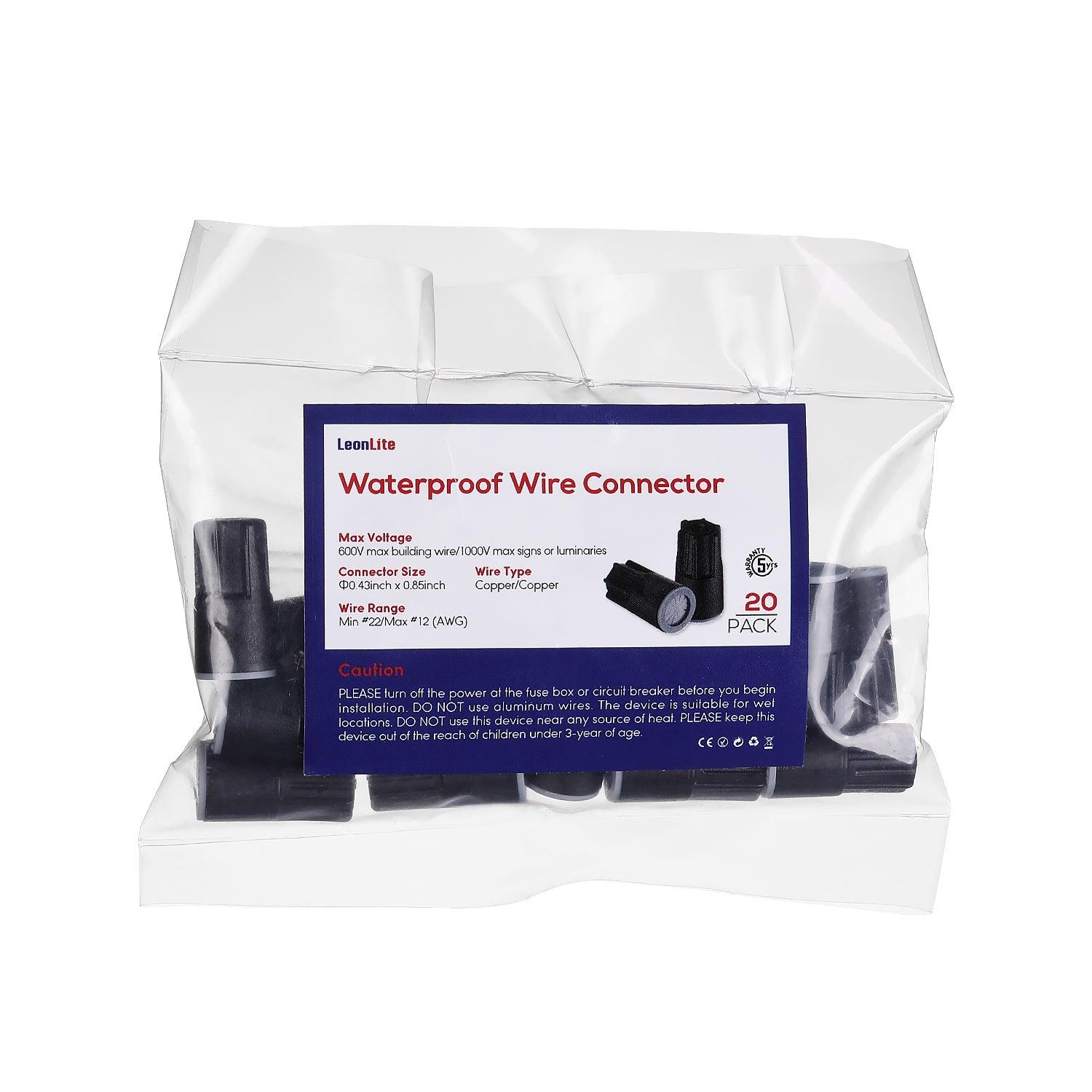 LeonLite® Waterproof Wire Nuts Small, set of 20