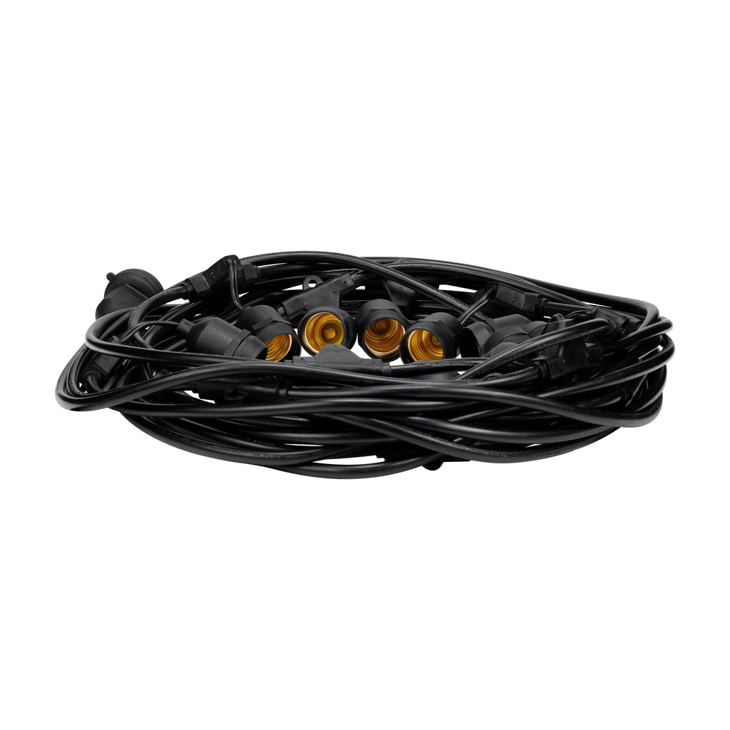 TORCHSTAR® Pro Retro Outdoor String Light - 50 Feet 24 Sockets - LeonLite