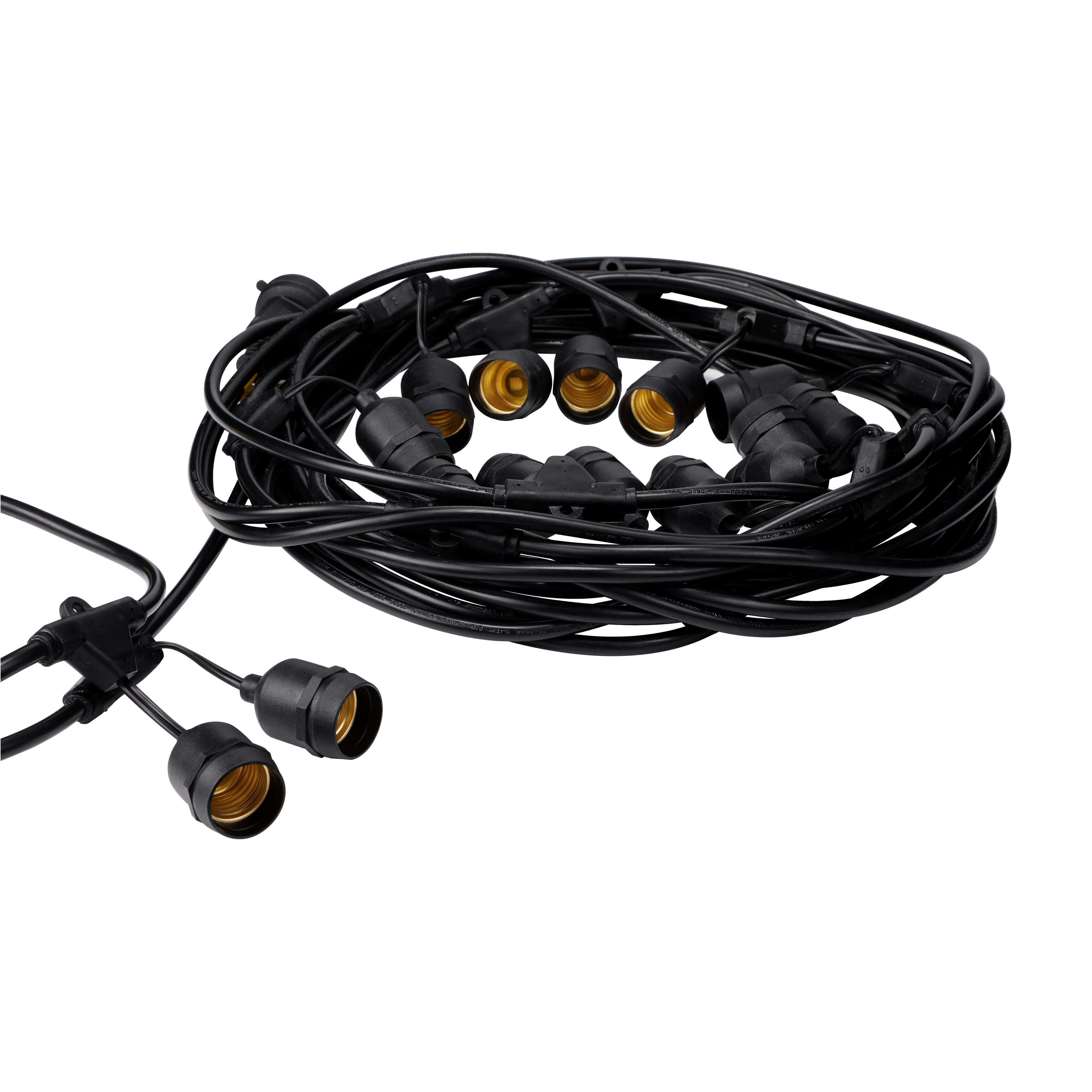 Pro Retro Outdoor String Light - 50 Feet 15 Sockets